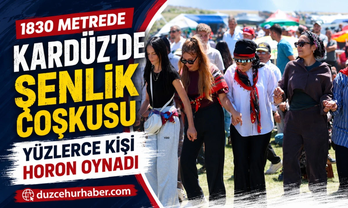 89 Yıllık Gelenek Kardüz Yaylası'nda Yeniden Yaşatıldı