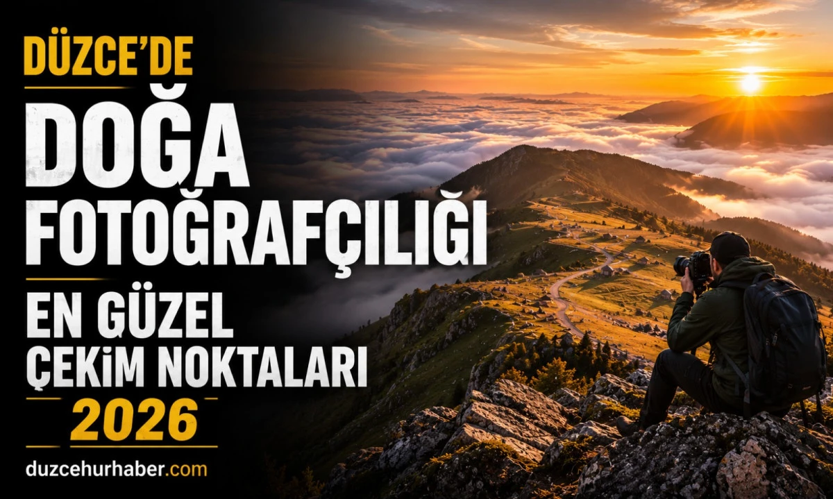 Düzce'de Doğa Fotoğrafçılığı Noktaları: En Güzel Manzara ve Çekim Rotaları