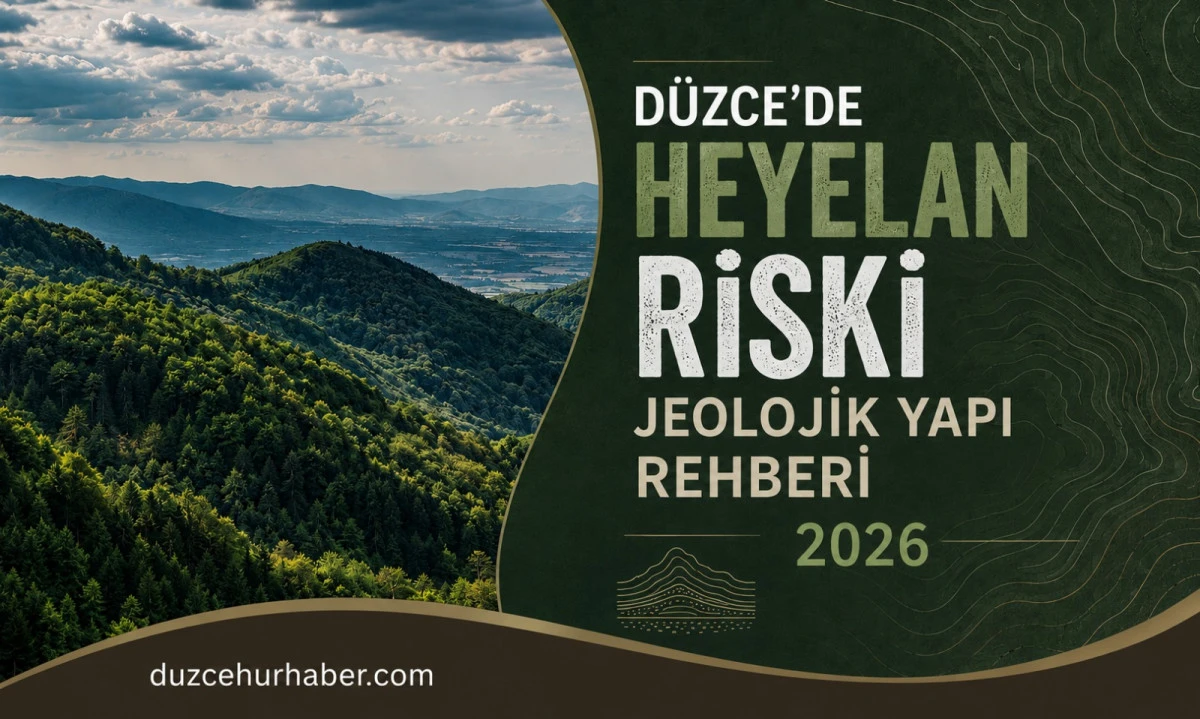Düzce'de Heyelan Riski ve Jeolojik Yapı: Zemin, Fay Hatları ve Coğrafi Gerçekler