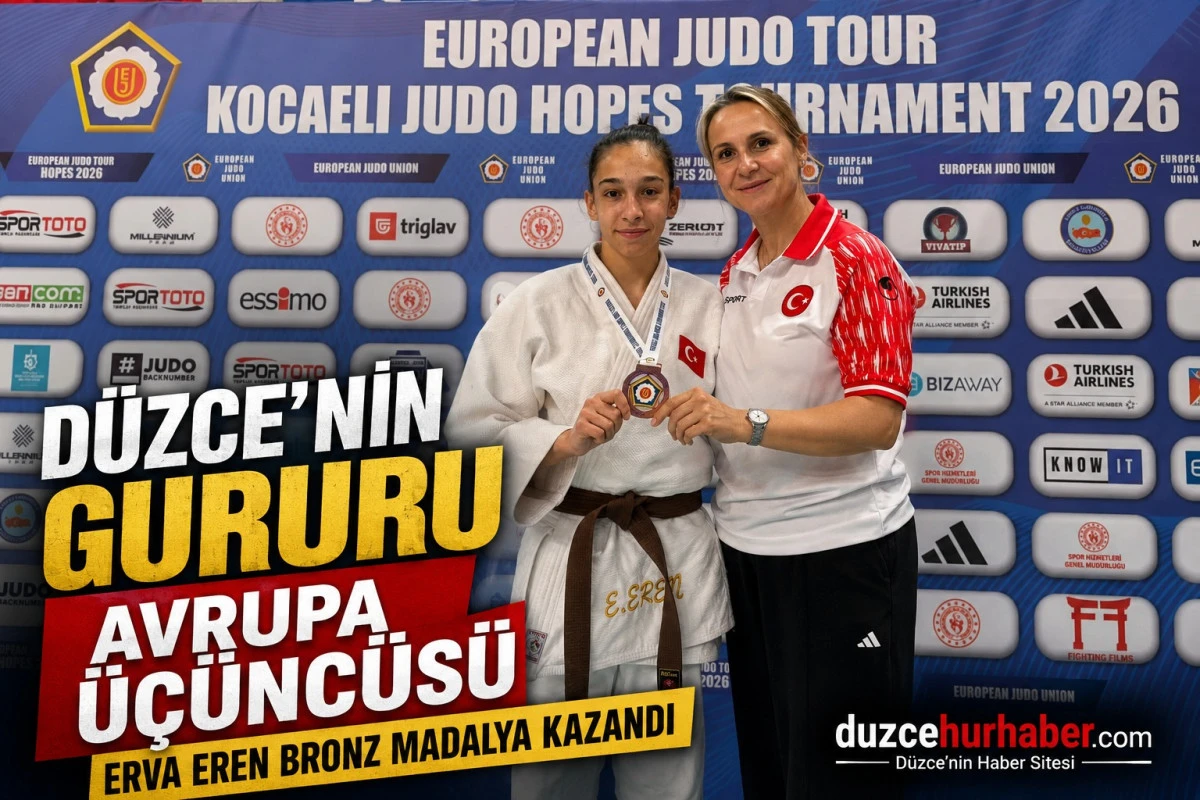 Erva Eren Avrupa Üçüncüsü Oldu