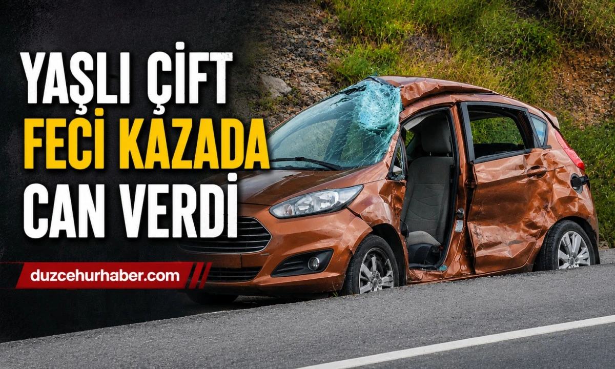Tırla Çarpışan Otomobildeki Yaşlı Çift Hayatını Kaybetti