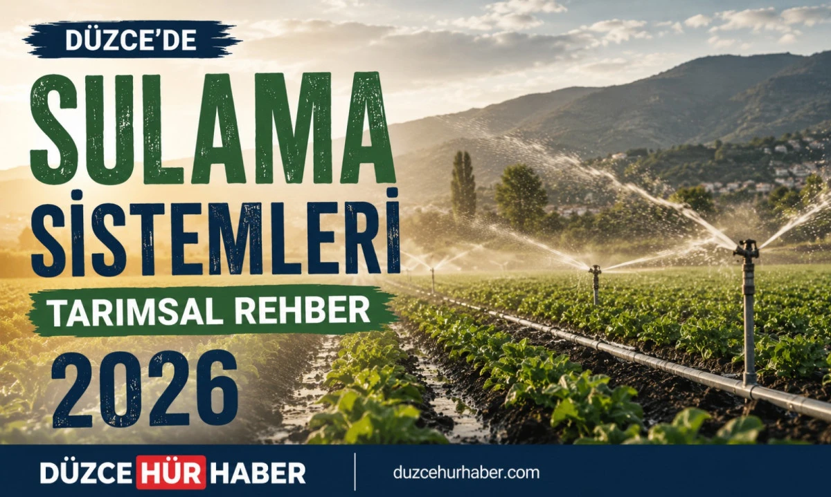 Düzce’de Tarımsal Sulama Sistemleri: Hangi Ürüne Hangi Yöntem Uygun?