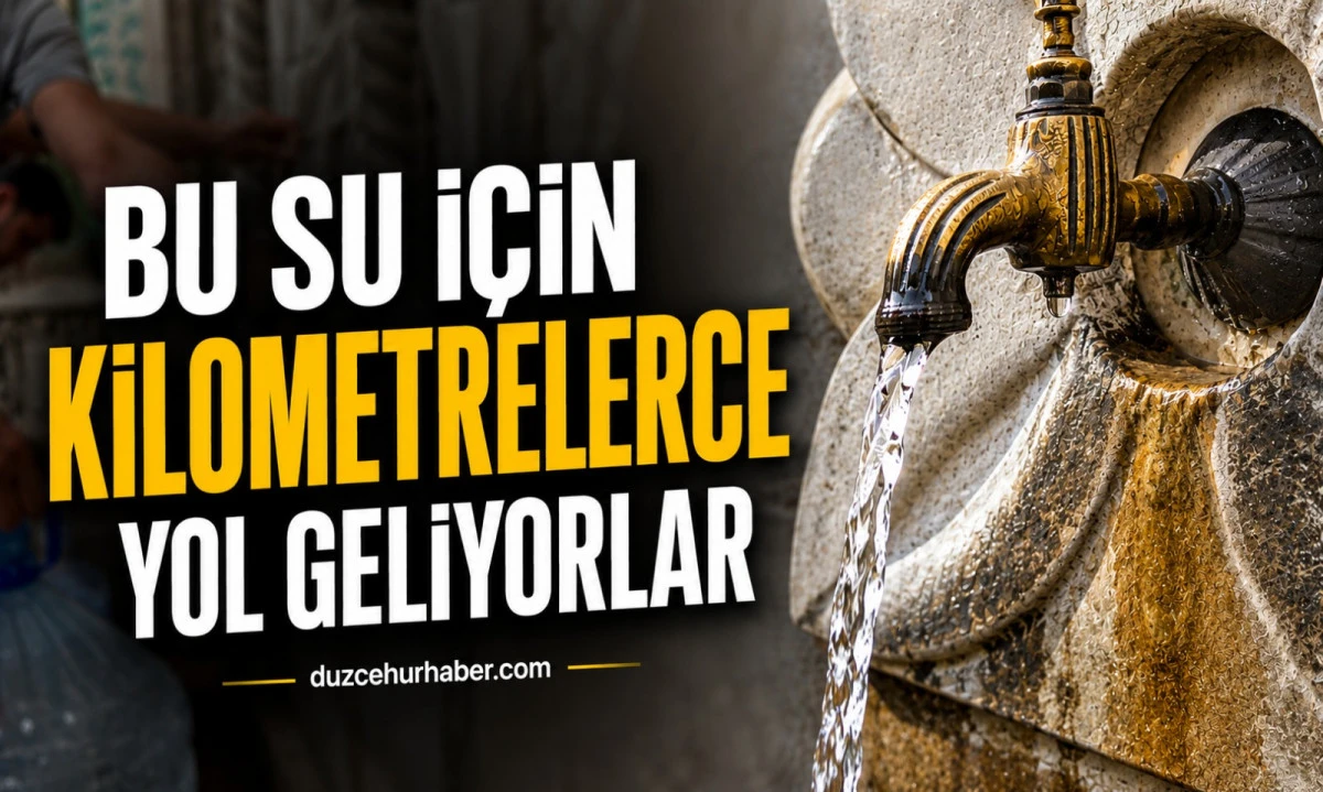Düzce'deki Bu Kaynağa Türkiye'nin Dört Bir Yanından Su Almaya Geliyorlar