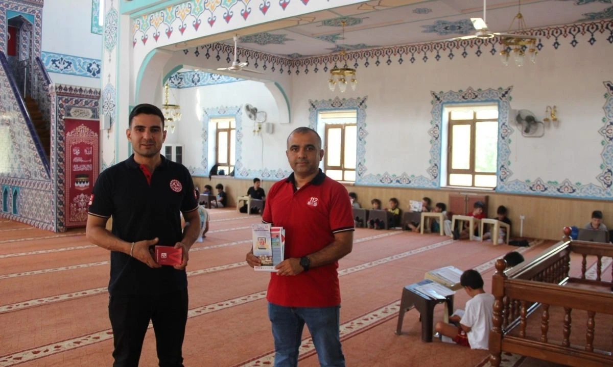 Düzce'de miniklere 112 eğitimi! Acil durumda doğru ihbar anlatıldı