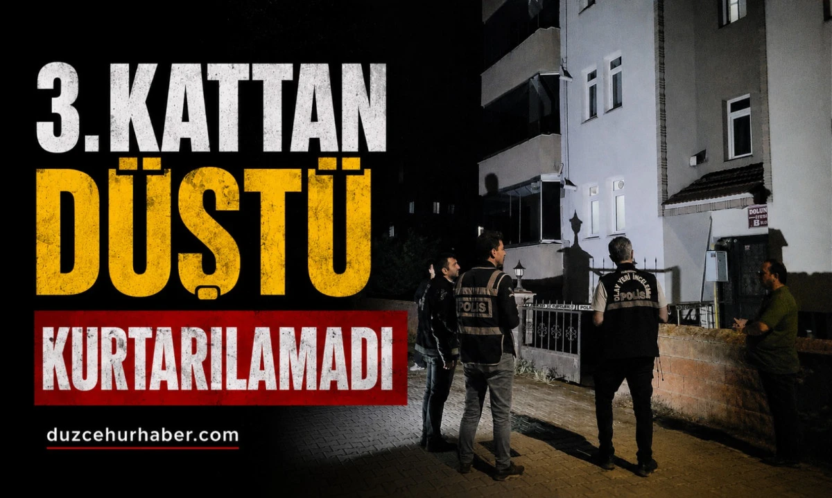 3. Kattaki Balkondan Düşen Yaşlı Adam Hayatını Kaybetti