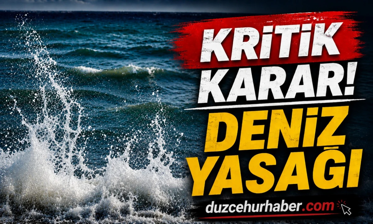 Akçakoca'da denize girmek yasaklandı! Kaymakamlıktan kritik karar