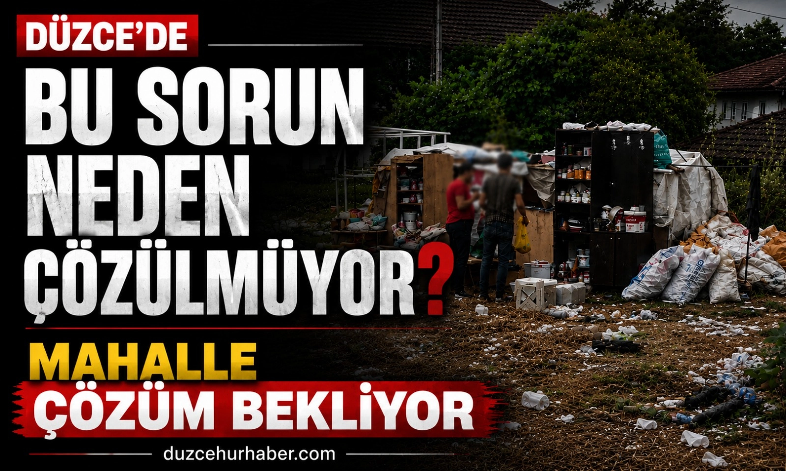 Düzce'de vatandaş isyan etti! "Başvurmadığımız kurum kalmadı"