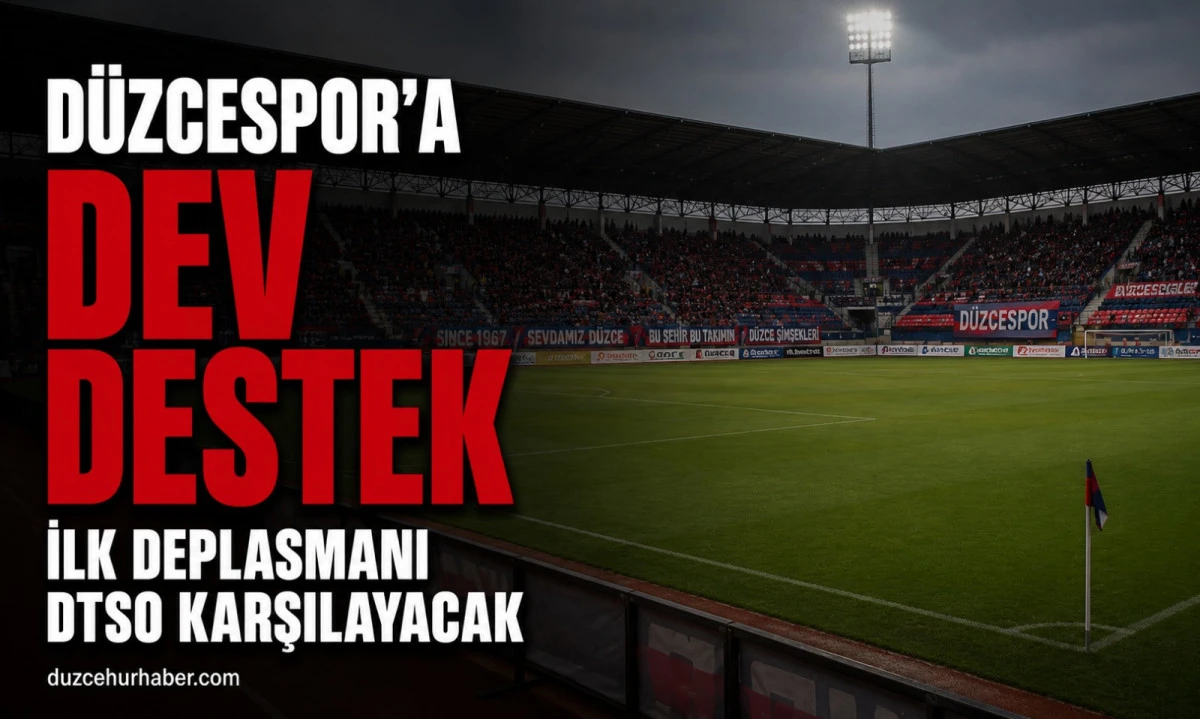 Düzcespor'a ilk deplasman desteği! Masrafları DTSO karşılayacak