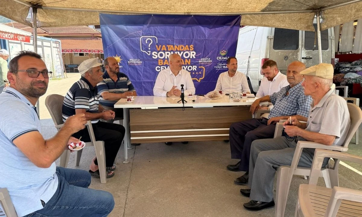 Çilimli'de vatandaş sordu, Başkan Yılmaz Yıldız tek tek yanıtladı