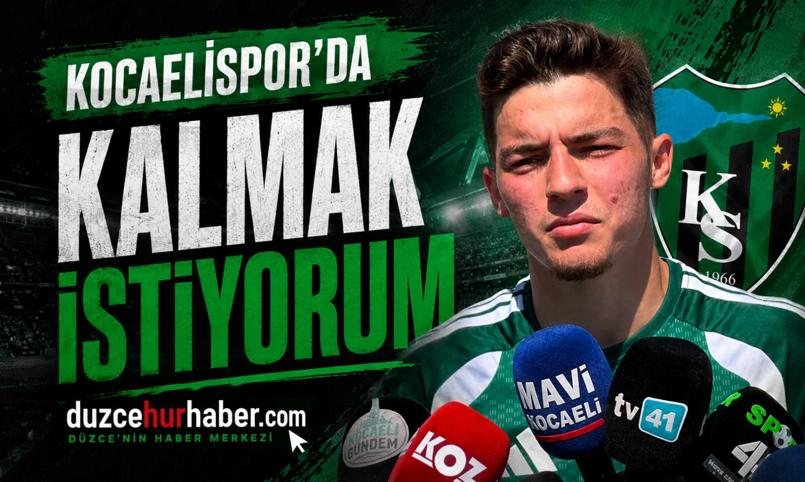 Kocaelisporlu Ege Bilim: Önceliğim bu takımda kalmak