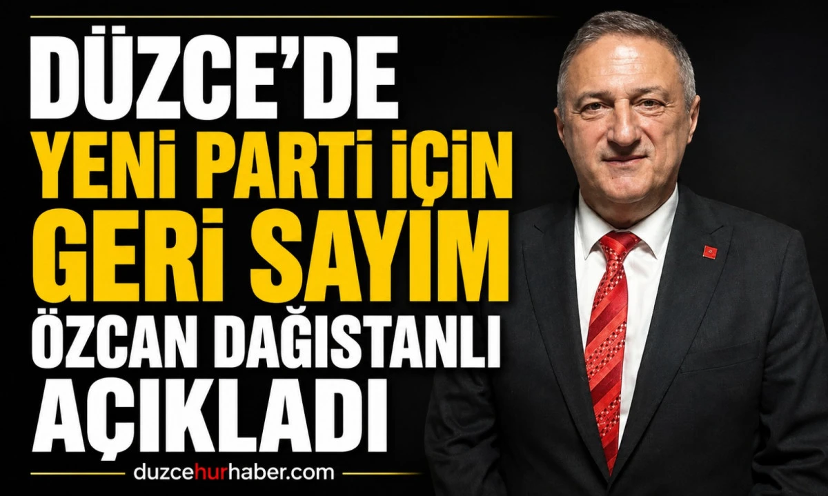 Özcan Dağıstanlı duyurdu! Yeni Parti Düzce'de il binasını açıyor