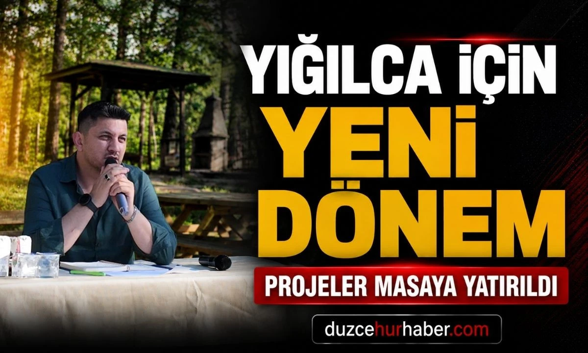 Yığılca’da yeni dönem başladı! Başkan Savaş projeleri masaya yatırdı