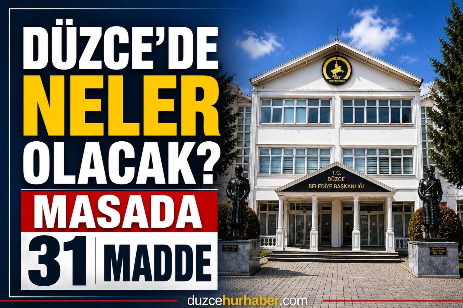 Düzce Belediye Meclisi'nde kritik kararlar! Araç alımı, yollar ve imar masada