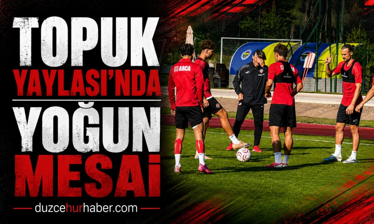 Topuk Yaylası'nda yoğun mesai! Çorum FK yeni sezona hazırlanıyor