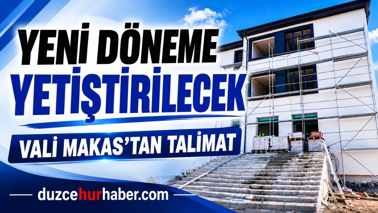Vali Makas’tan Dikmeli İlkokulu için talimat: Yeni döneme yetiştirilecek