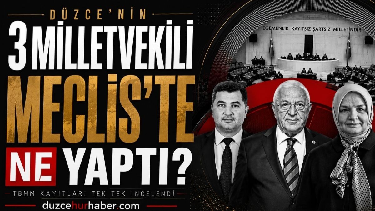 Düzce’nin 3 milletvekili Meclis’te ne yaptı? TBMM kayıtları tek tek incelendi