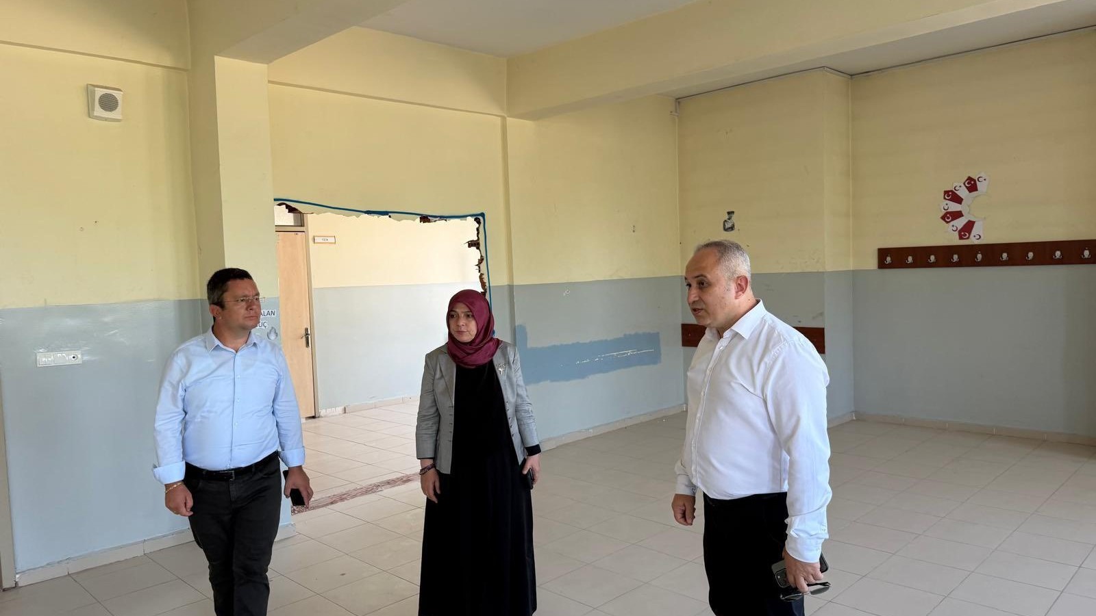Gölyaka’da 3 okulda çalışmalar sürüyor: Yeni eğitim yılı öncesi inceleme