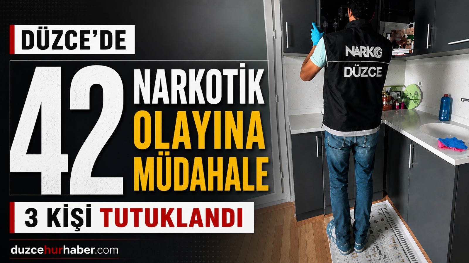 Düzce’de bir haftada 42 narkotik olayı: 3 kişi tutuklandı