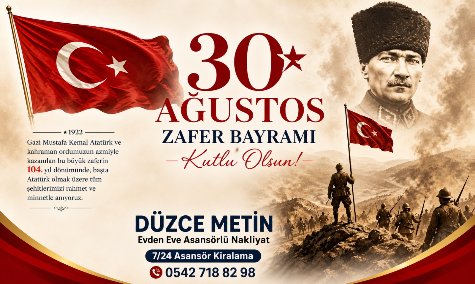 30 Ağsutos Zafer Bayramı 