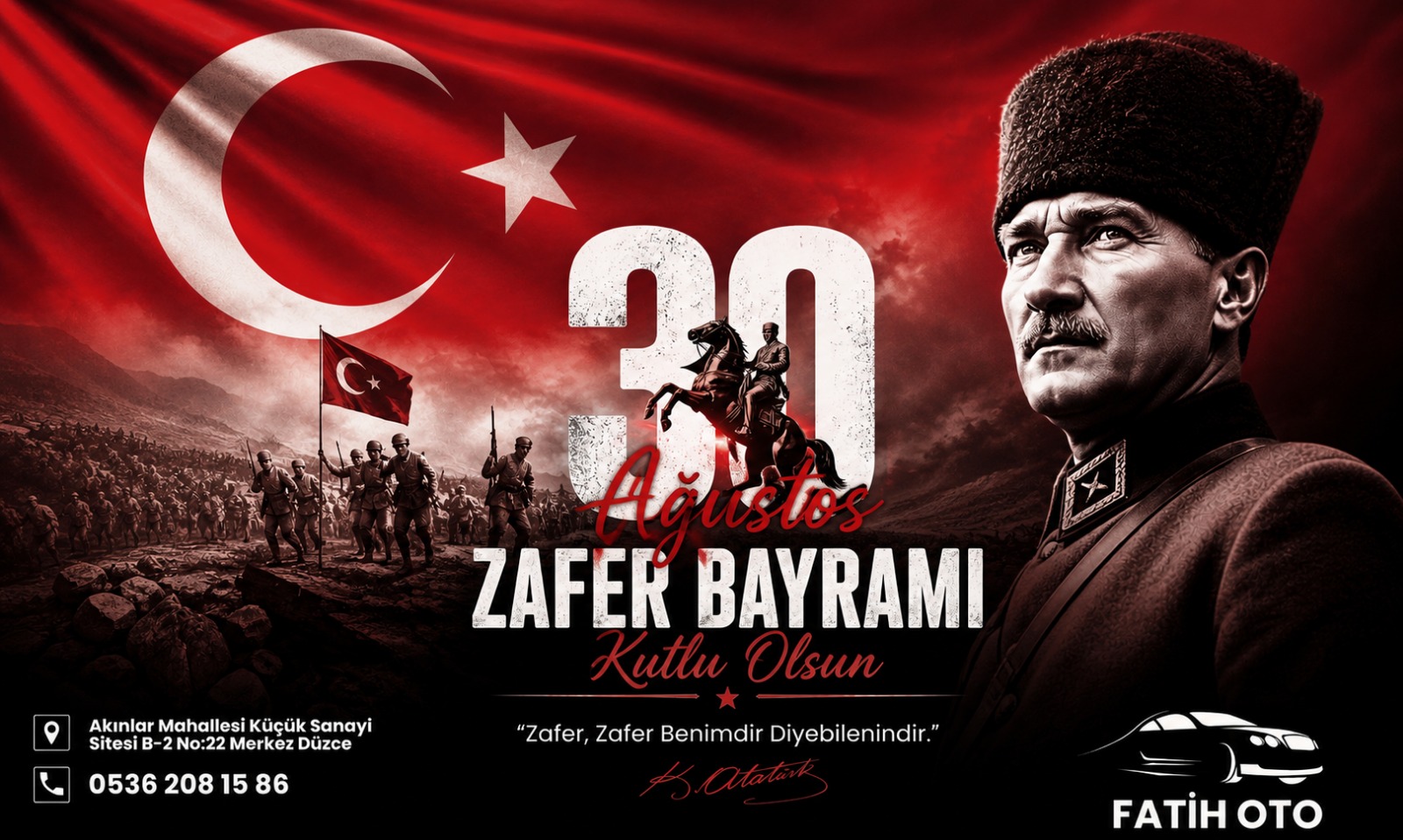 30 Ağsutos Zafer Bayramı 