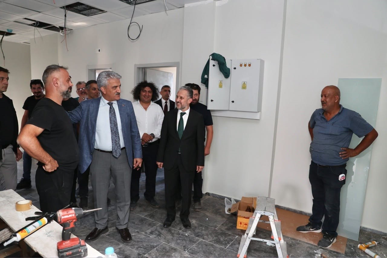 Düzce'de 4 Nolu Aile Sağlığı Merkezi inşaatında çalışmalar sürüyor