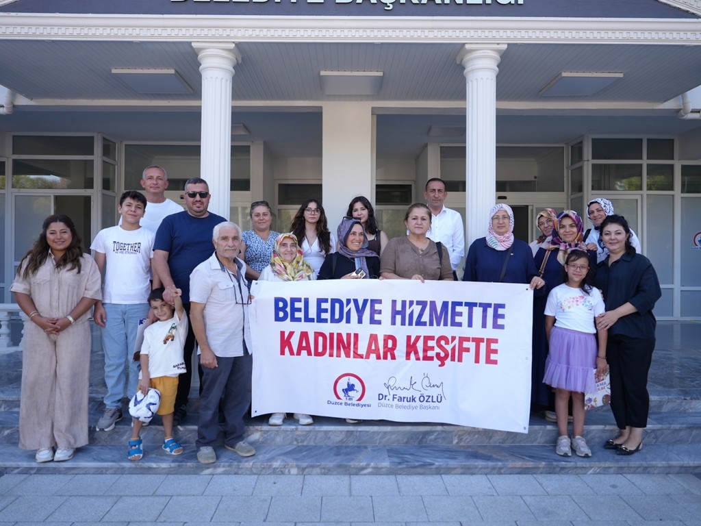 Kadınlar Düzce'nin içme suyu yatırımlarını yerinde inceledi