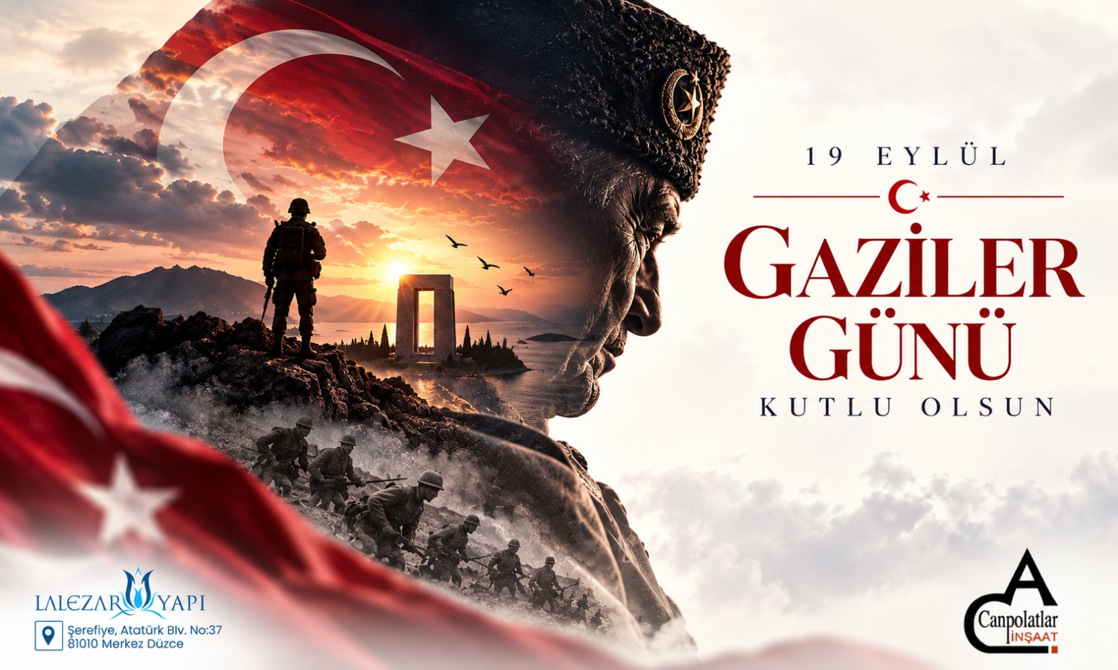 19 Eylül Gaziler Günü Kutlu Olsun 