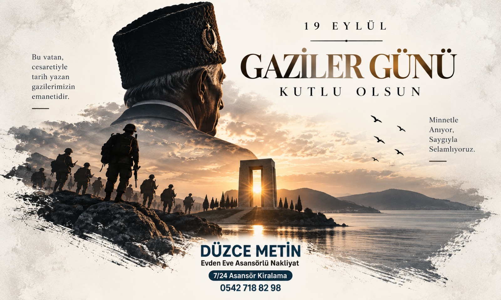 19 Eylül Gaziler Günü Kutlu Olsun 