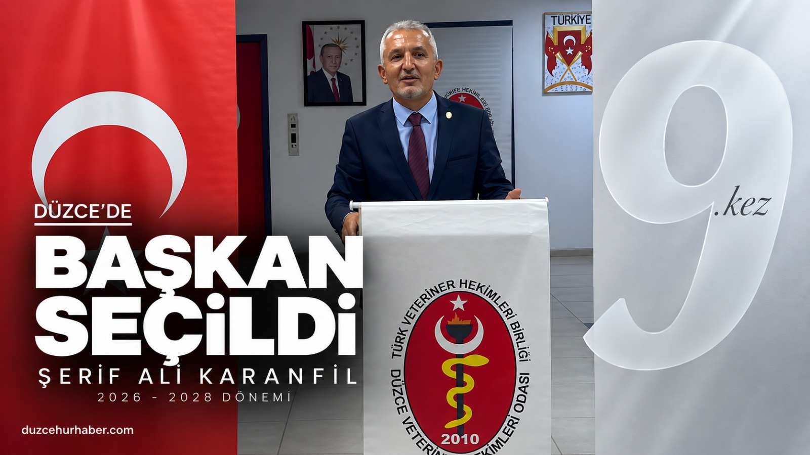 Şerif Ali Karanfil 9. kez başkan seçildi