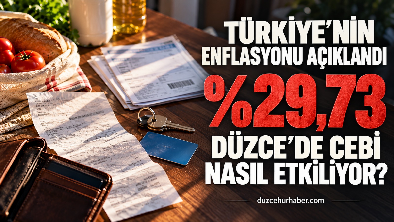 Türkiye'nin enflasyonu açıklandı: Düzce'de vatandaşın cebini etkileyen tablo