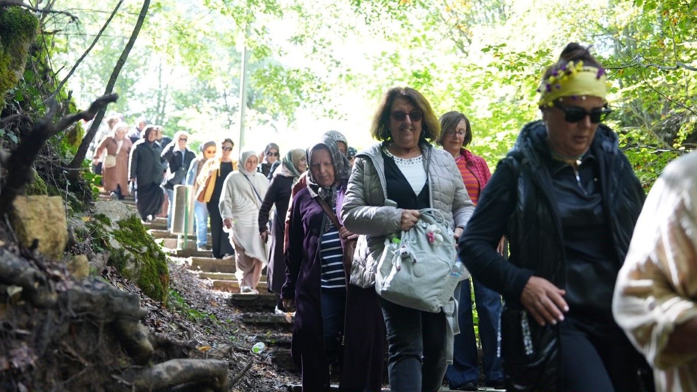 14 mahalleden kadınlar Yığılca'da buluştu: Rota Sarıkaya Mağarası
