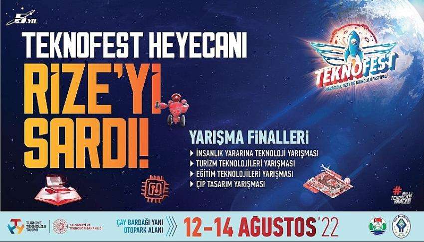 TEKNOFEST RÜZGARI RİZE'DE
