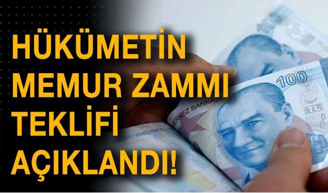 MEMURA ŞOK. Hükümet, memurlara ilk zam teklifini açıkladı