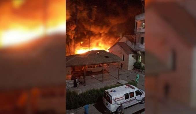 İsrail, Gazze’deki hastaneyi vurdu EN AZ 500 ÖLÜ