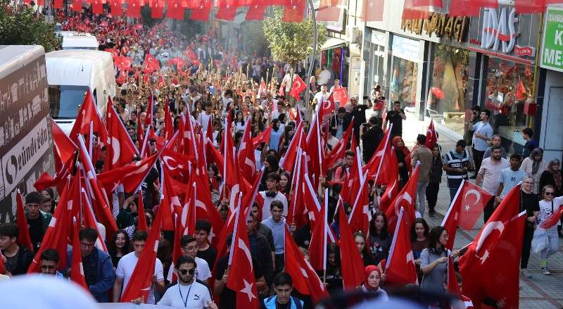 CUMHURİYETİN 100. KURTULUŞ YIL DÖNÜMÜ KUTLAMA ETKİNLİKLERİ BAŞLADI.