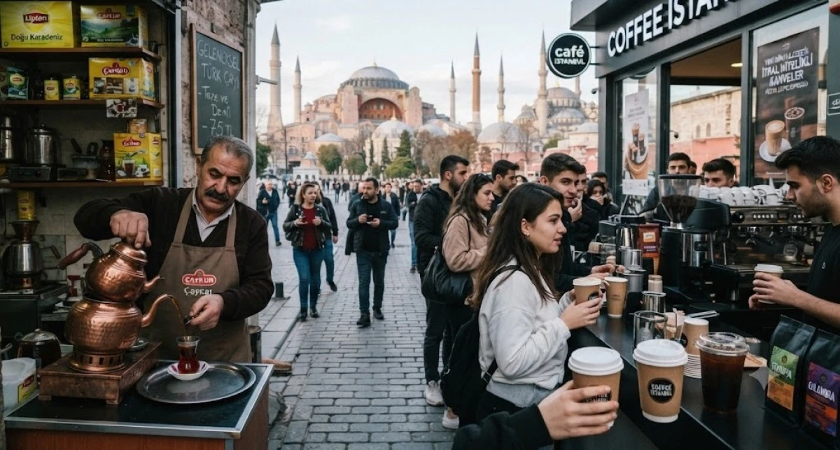 RİZE  ÇAYININ EN BÜYÜK RAKİBİ ARTIK İTHAL KAHVELER