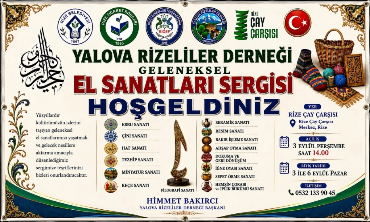 Rize’nin Geleneksel El Sanatları Gün Yüzüne Çıkacak