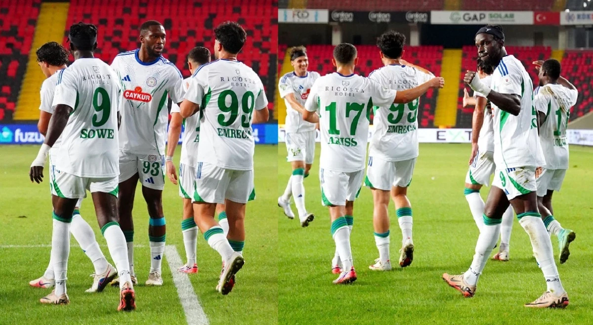 RİZESPOR ANTEP'İ   EZDİ GEÇTİ