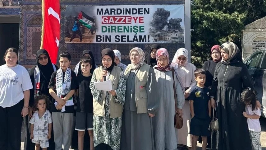 Gazze’deki eğitim mücadelesi Mardin’de gündeme taşındı: "Gazze’nin Çocukları Yalnız Değildir"