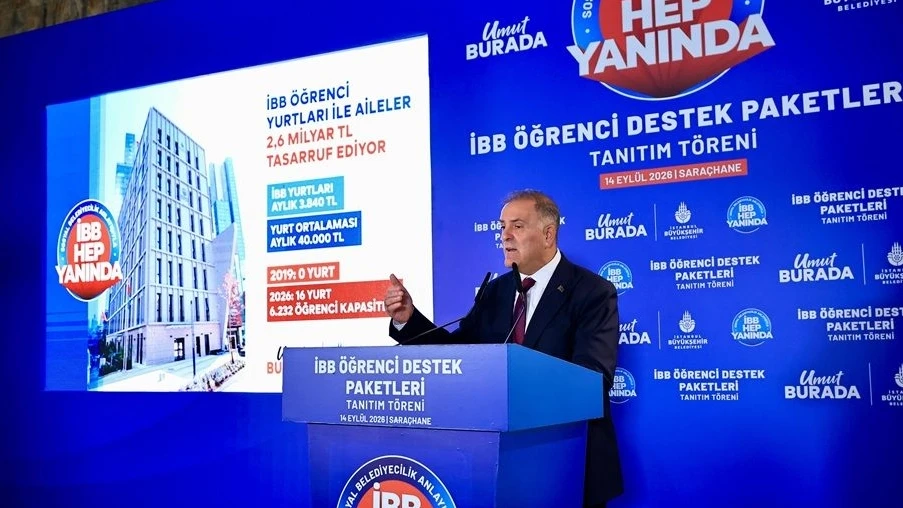 İstanbul Büyükşehir'den öğrencilere 8,7 milyar liralık destek paketi