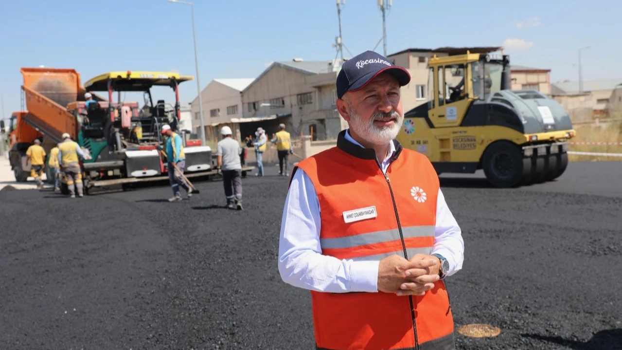 Kayseri Kocasinan'ın altyapısında dömüşüm tam gaz sürüyor
