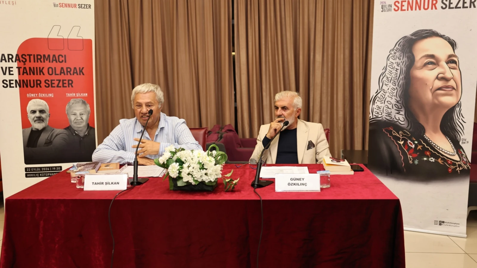 Nilüfer’de Sennur Sezer’in araştırmacı ve tanık yönü ele alındı