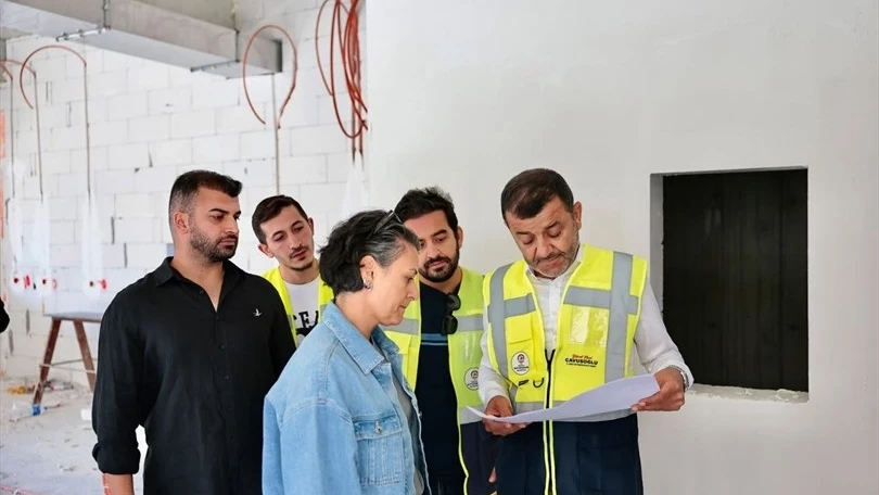Denizli Kınıklı’da iki önemli projeye yerinde inceleme