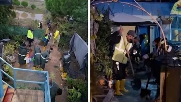 Bursa Büyükşehir ekipleri Mudanya Esence’de sahada