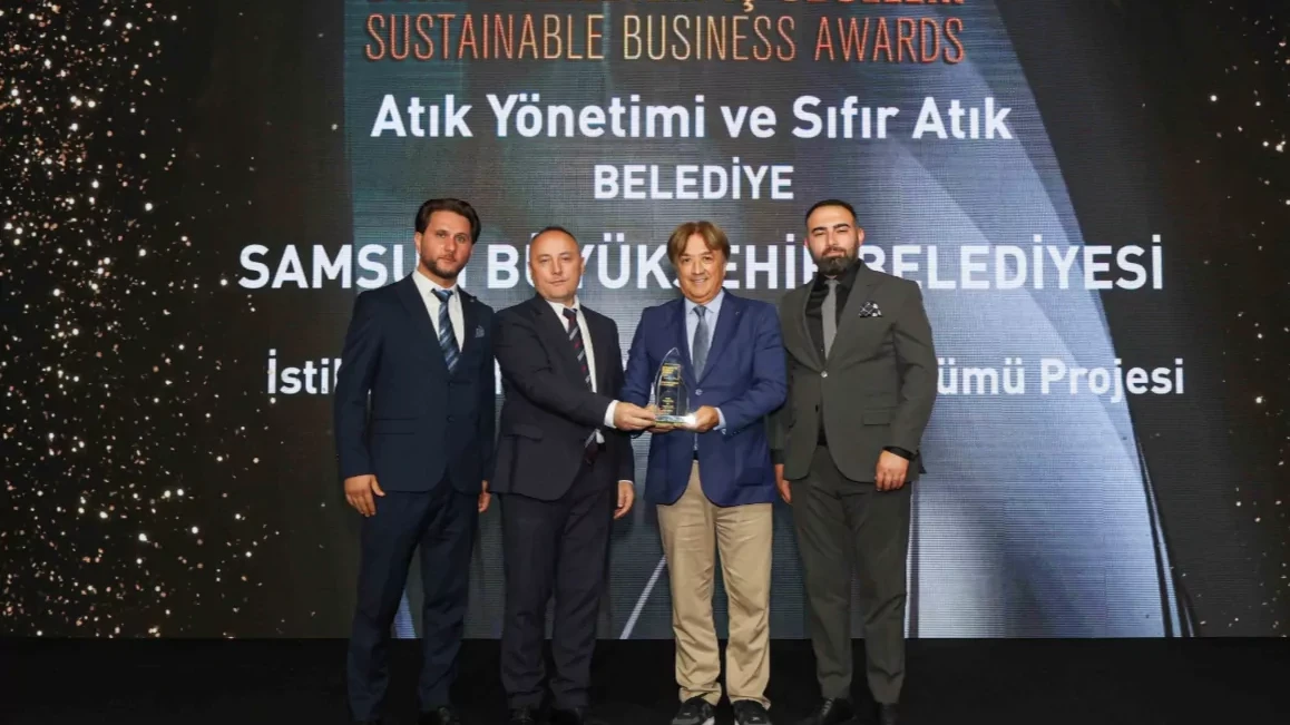 Samsun Büyükşehir’e sürdürülebilirlik ödülü