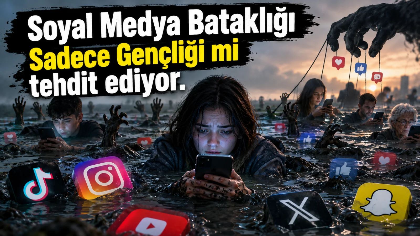 Soyal Medya Bataklığı Sadece Gençliği mi tehdit ediyor.