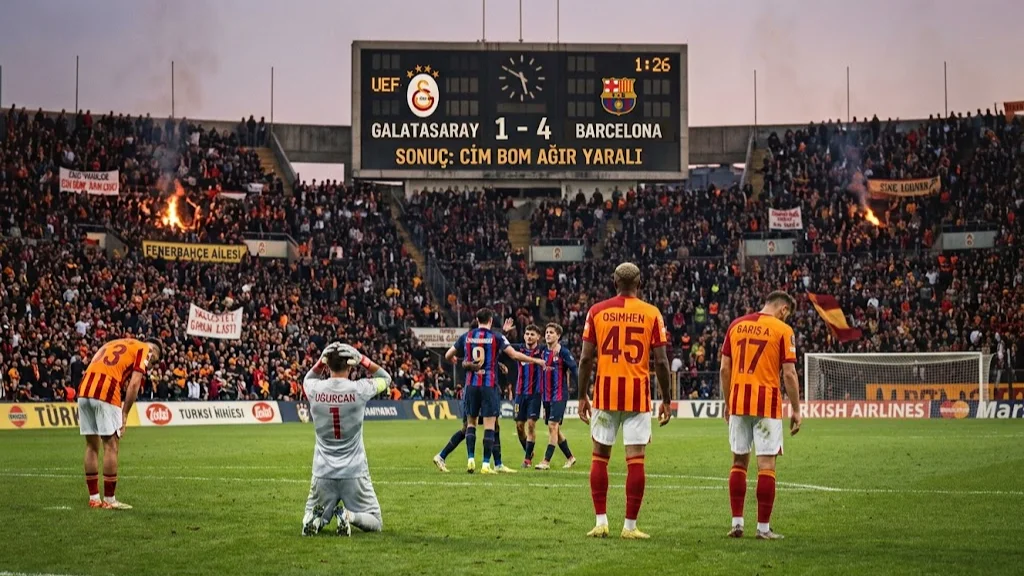 Cim Bom Barselona'ya  İlk Golü atmasına rağmen  Farklı Mağlup oldu