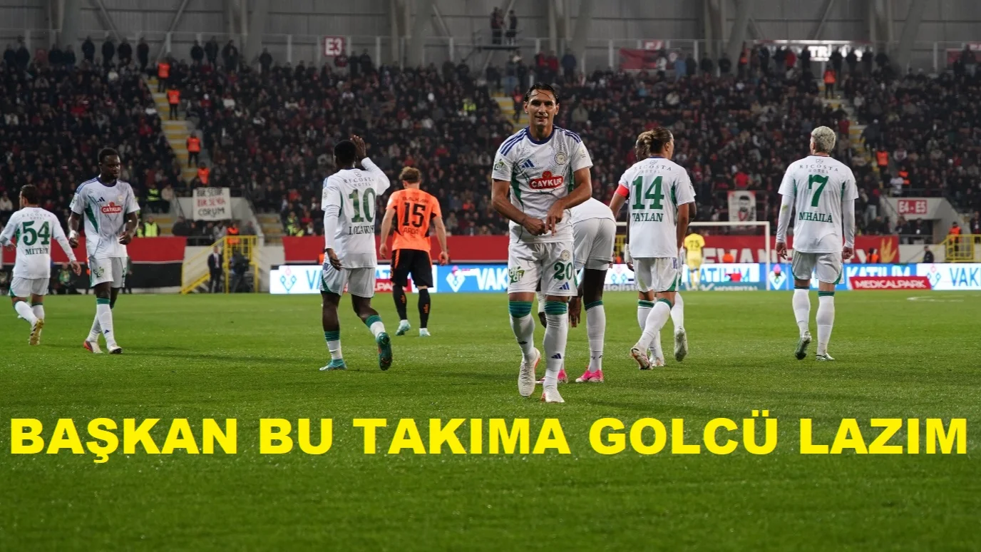 Rizespor Oynadı Ama Atamayana Attılar. Çorum Kazandı