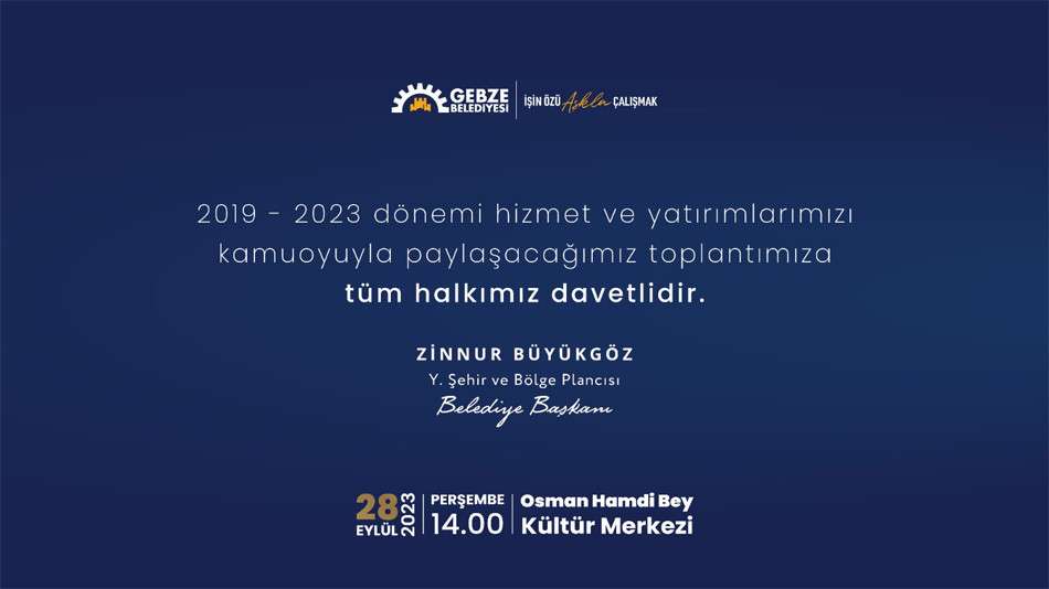 Başkan Büyükgöz hizmetlerini anlatacak