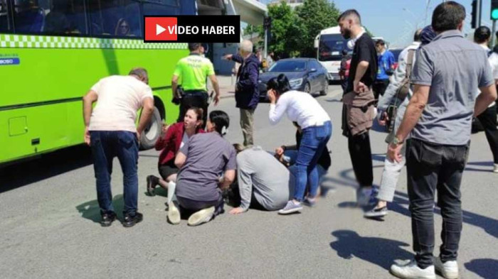  Yolun karşısına geçmek isteyen kadına otomobil çarptı